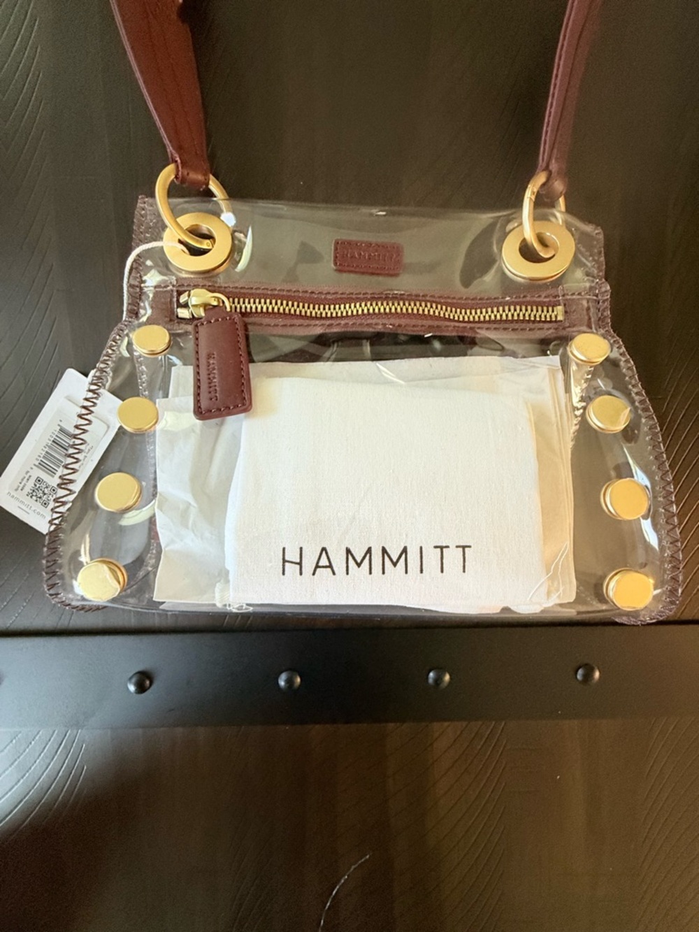 NWT Hammit Tony Clear Crossbody Bag with Dust Bag